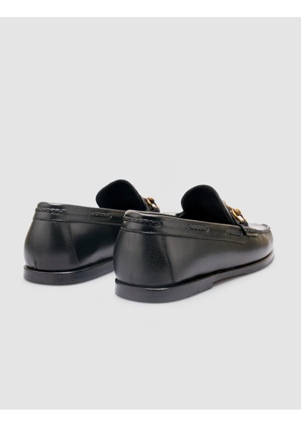 Deri Siyah Erkek Loafer