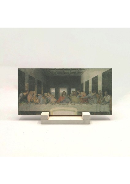 Son Akşam Yemeği (Leonardo Da Vinci, 149’LAR) Baskılı Taş Masaüstlük 10X20 fiyatları