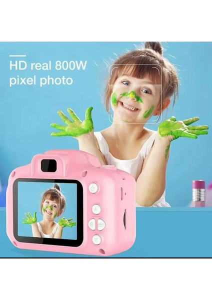 Çocuk Fotoğraf Makinesi Mini Fotoğraf Makinesi Çocuk 1080P Hd Selfie Kamera fırsatları