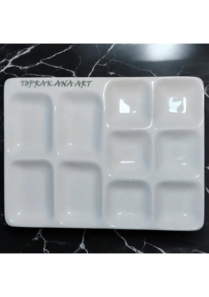 Porselen Resim Paleti-Seramik El Yapımı 21X16CM fiyatları
