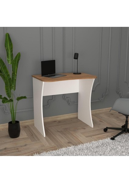 S8020 Mila Çalışma Masası Beyaz/ceviz modelleri