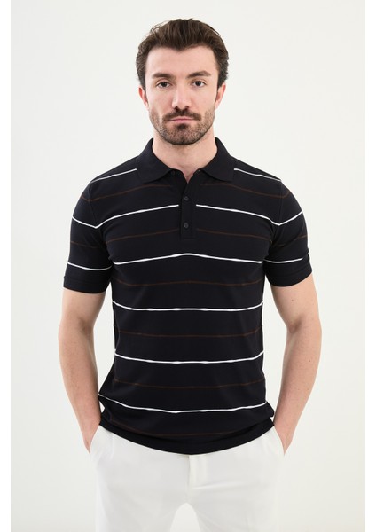 Triko Polo Düğmeli Yaka