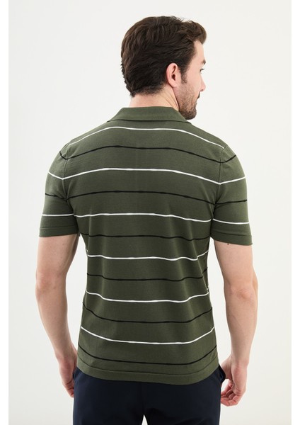 Triko Polo Düğmeli Yaka