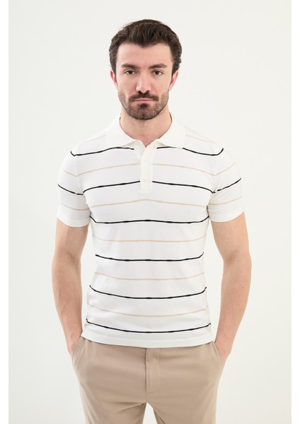 Triko Polo Düğmeli Yaka