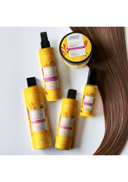 Brazilian Keratin Düzleştirici Etkili Saç Bakım Seti 5'li Set-Vegan