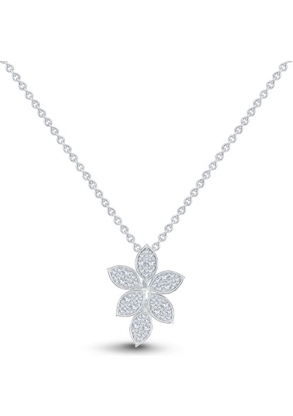 0.45 Karat Tasarım Pırlanta Kolye