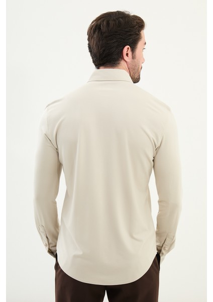 Düz Slim Fit Erkek Gömlek modelleri