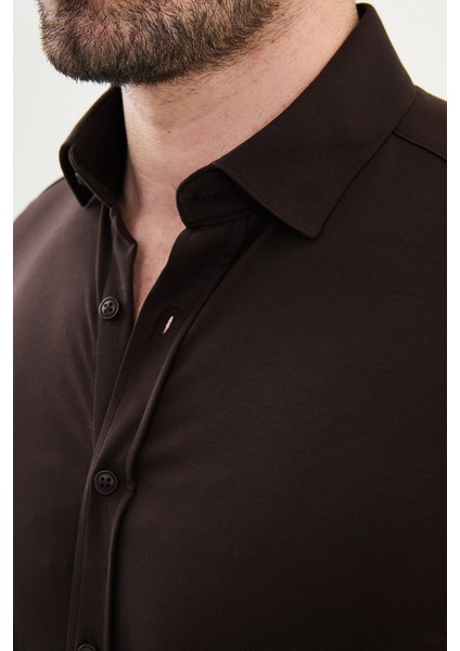 Düz Slim Fit Erkek Gömlek fiyatları