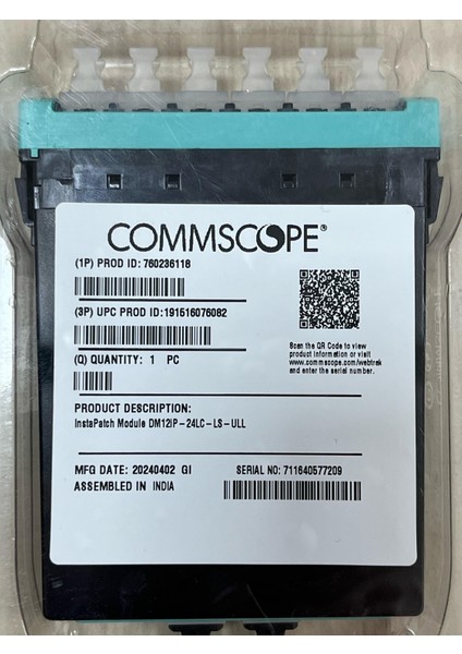 Fiber Optik Mpo Kaset In 2x2 12 Port Dx Out mm