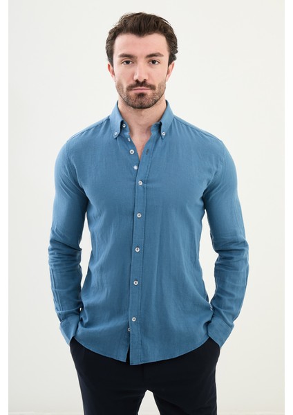 Gömlek Üstten Düğmeli