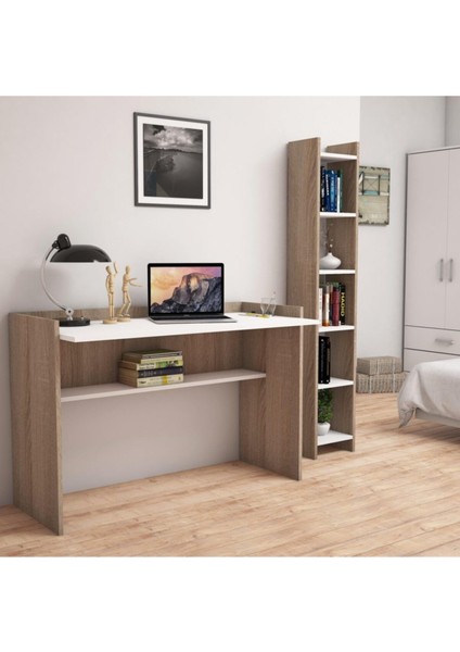T6020 Gülbahar Kitaplık ve Çalışma Masası