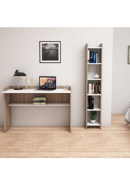 T6020 Gülbahar Kitaplık ve Çalışma Masası