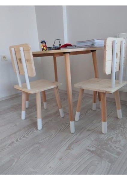 Montessori Çalışma Masası ve 1 Adet Sandalyesi