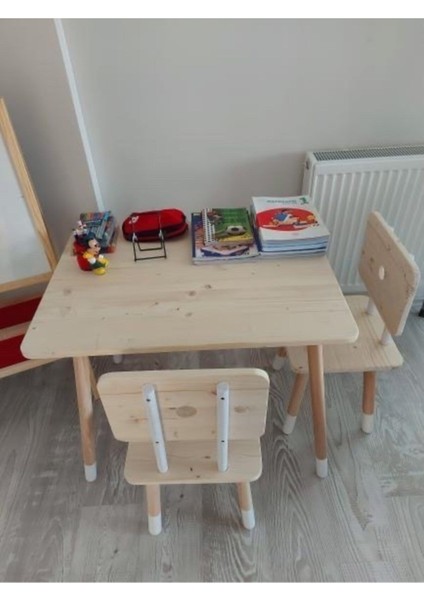 Montessori Çalışma Masası ve 1 Adet Sandalyesi