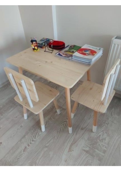 Montessori Çalışma Masası ve 1 Adet Sandalyesi