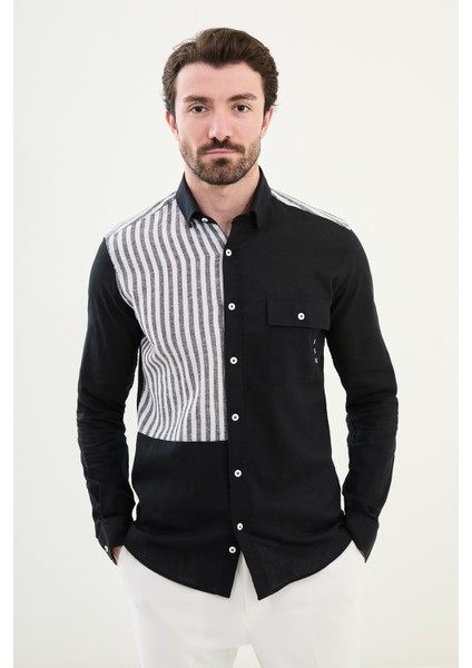 Gömlek Alttan Düğmeli