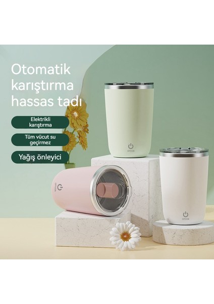 Tam Otomatik Karıştırma Fincan Tembel Taşınabilir Kahve Fincanı Şarj Paslanmaz Çelik Su Dağı (Yurt Dışından) fiyatları