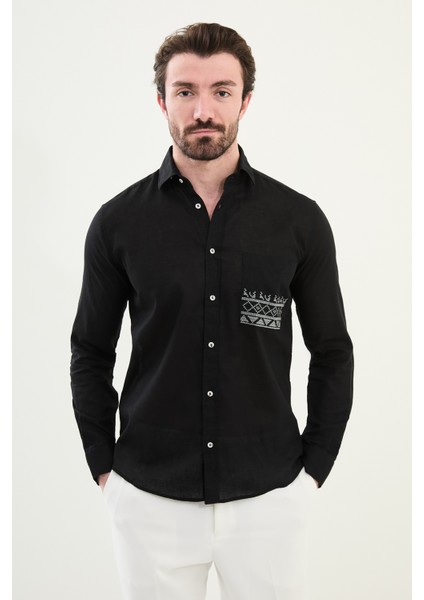 Gömlek Gizli Düğmeli