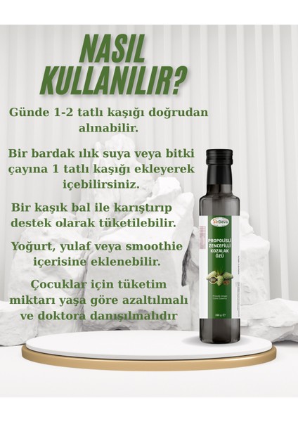 Propolisli Zencefilli Kozalak Özü 350 ml