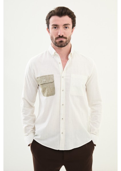 Gömlek Üstten Düğmeli