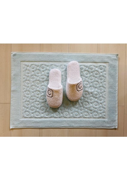 Göz Desen Banyo Paspası Jakarlı Pamuklu 50 x 70 cm