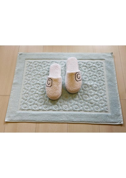 Göz Desen Banyo Paspası Jakarlı Pamuklu 50 x 70 cm
