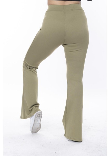 Haki Fitilli Ispanyol Paça Tayt fırsatları