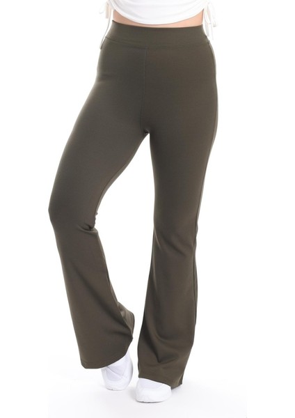 Açık Kahverengi Fitilli Ispanyol Paça Tayt fiyatları