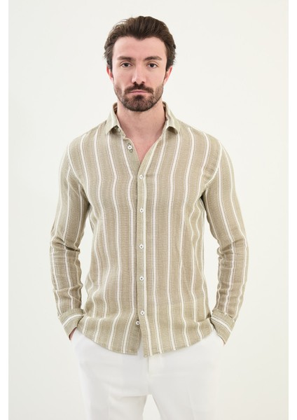 Gömlek Gizli Düğmeli