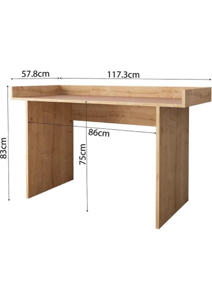 Somas S6510 Çalışma Masası Safir-Tarçın