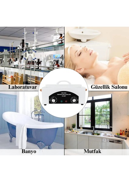 Kozmetik Aletleri Sterilizatör Taşınabilir Yüksek Sıcaklık Sanitizing Box CH-360T modelleri