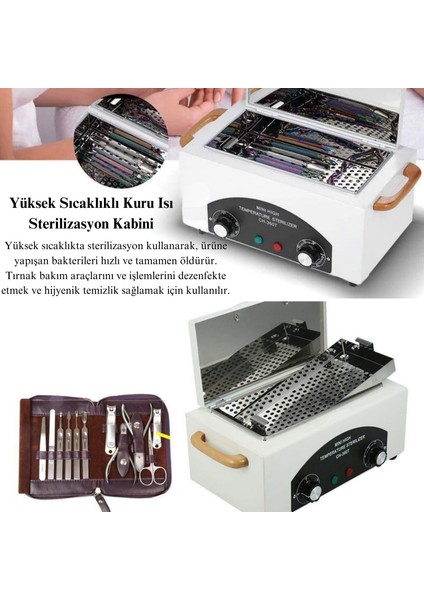 Kozmetik Aletleri Sterilizatör Taşınabilir Yüksek Sıcaklık Sanitizing Box CH-360T indirimleri