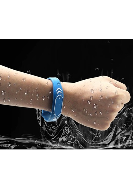 125KHZ Rfid Manyetik Bileklik Mavi Su Geçirmez Silikon Proximity Göstergeç 125 Khz Kapı Geçiş Personel Takip Depo Havuz EM4100