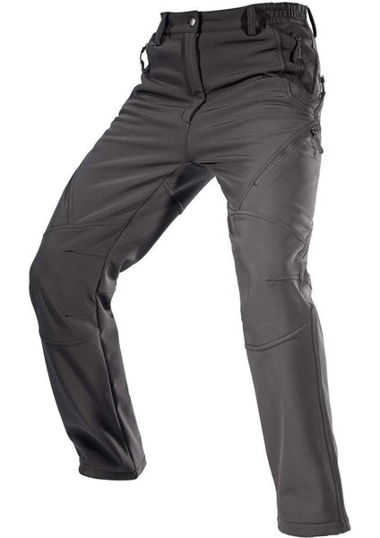Co. Erkek Çift Katmanlı Ultra Kalın Kışlık Kayak Motorcu Outdoor Softshell Pantolon