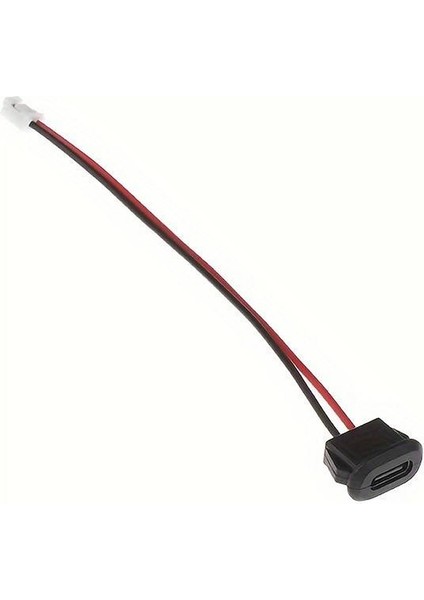 Type C Panel Montaj Dişi Soket 2 Pin 10CM Kablolu Uzatma Konnektör Araba Kamera Oyuncak Telefon Şarj Mp3 Tablet fiyatları