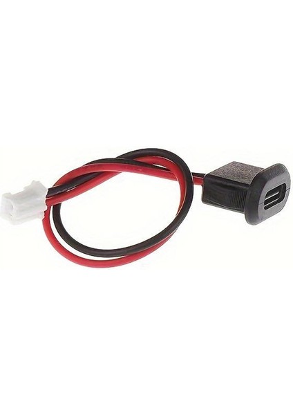 Type C Panel Montaj Dişi Soket 2 Pin 10CM Kablolu Uzatma Konnektör Araba Kamera Oyuncak Telefon Şarj Mp3 Tablet indirimleri