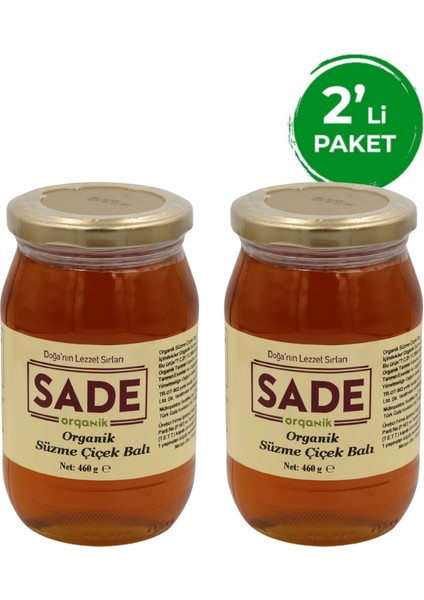Süzme Çiçek Balı 2X460 gr