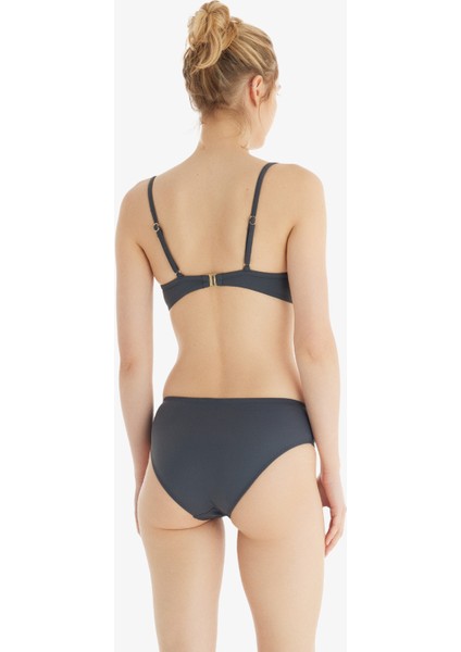 Kadın Push-Up Bikini Üstü 10727 - Antrasit