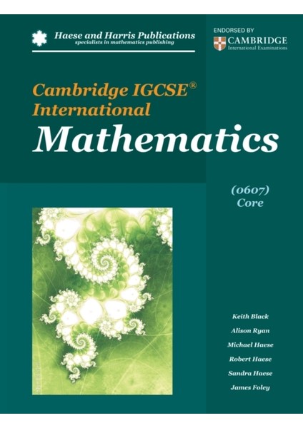Cambridge Igcse International Mathematics 0607 Core + CD
