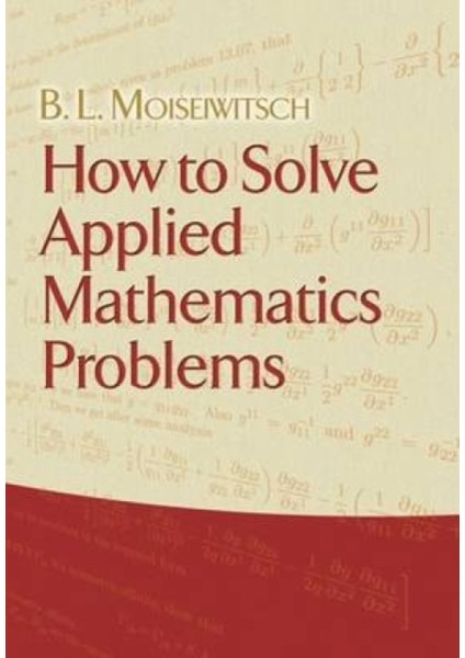 How To Solve Applied Mathematics Problems