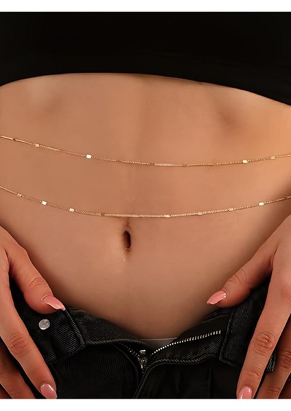 Kadın 2li Bel Zinciri Vücut Zinciri