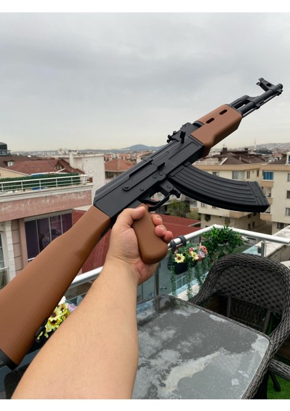 AK47 Kalashnikov Gerçek Boyut Figür Cs-Go Ak-47 Keleş Kalaşnikov Maketi 87 cm Gerçek Boy 1:1 Ölçek modelleri