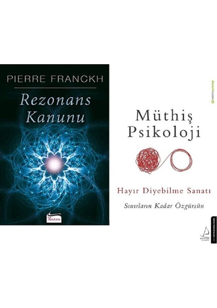 Rezonans Kanunu + Hayır Diyebilme Sanatı / 2 Kitap Set