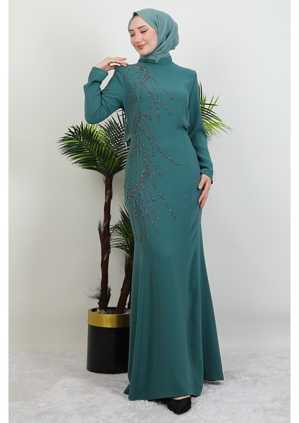 Hiranur Tesettür Elbise Lacivert fiyatları