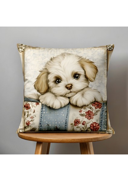 4'lü Çift Taraflı Dijital Baskı Kırlent Kılıfı - Çocuk Bebek Odası - Sevimli Hayvan Temalı modelleri