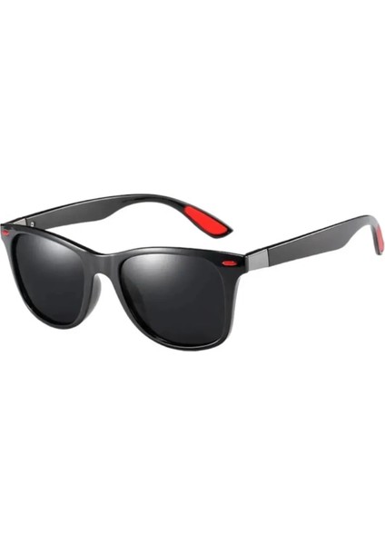 Noir Edge Unisex Güneş Gözlüğü – Tam Siyah Şıklık
