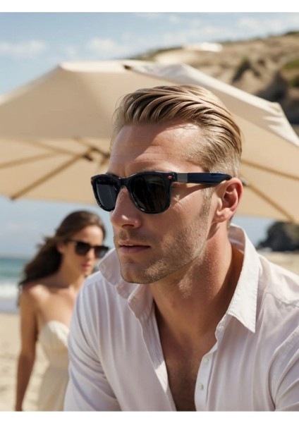 Noir Edge Unisex Güneş Gözlüğü – Tam Siyah Şıklık fiyatları