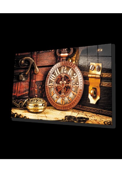 Saat Anahtar Clock Key Cam Tablo