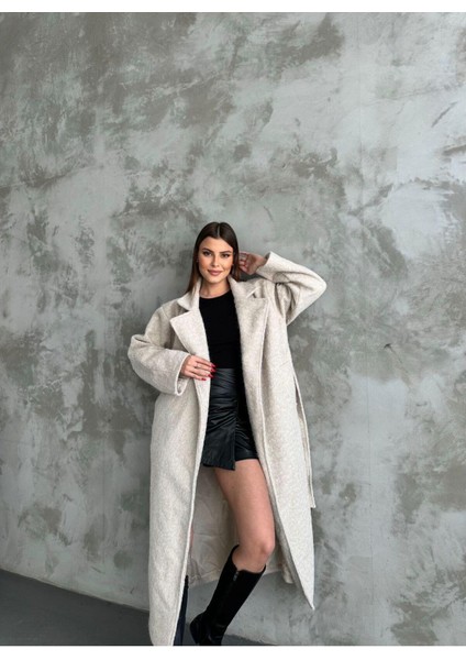 Yün Saçaklı Kaşe Kumaş Pinterest Kuşaklı Kaban