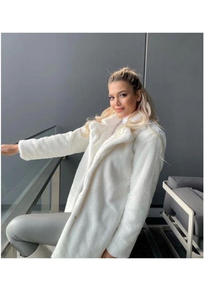 Peluş Ceket Yaka Peluş Kaban fırsatları